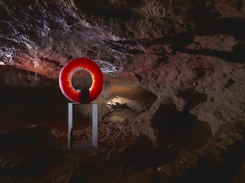 Cave Entry including Sculpture Exhibition